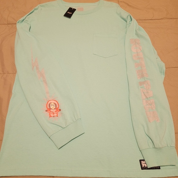 HUF x South Park Collection LIMITED EDITION DEAD KENNY MINT LONG SLEEVE T - Picture 9 of 9
